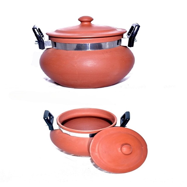 Mittikalaa Daal handi with handle 